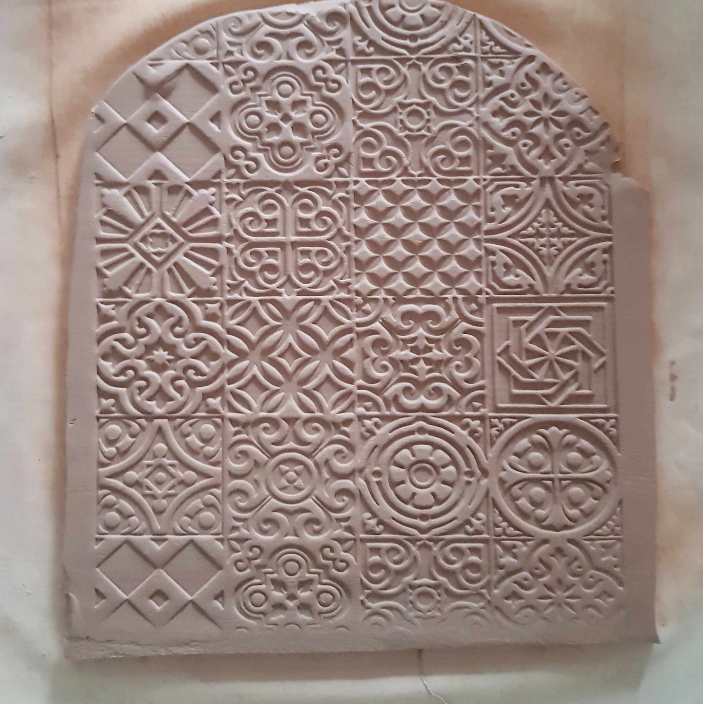 'Moroccan Tile' Mega Texture Roller