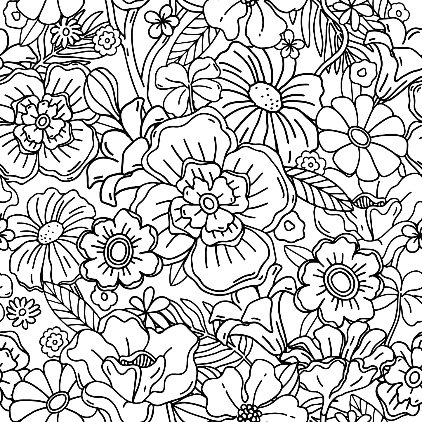 'Poppies' Mega Texture Roller