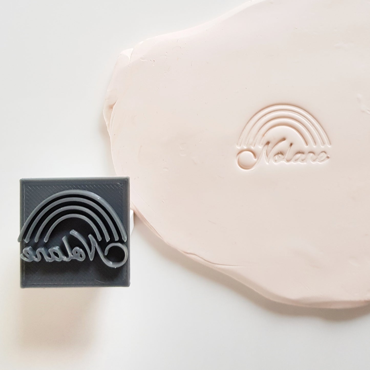 Four Line Rainbow Stamp