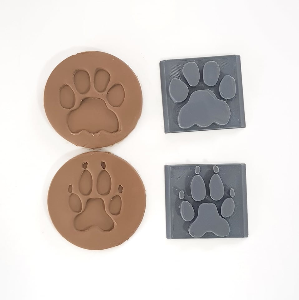 Shop OLYCRAFT Paw Ice Stamp 1.2 Inch Paw Print and Heart Ice Cube Stamp Dog  Paw Ice Branding Stamp Ice Stamp Cocktail Wooden Seal Stamp for Cocktail  and Whisky Ice Cubes Making