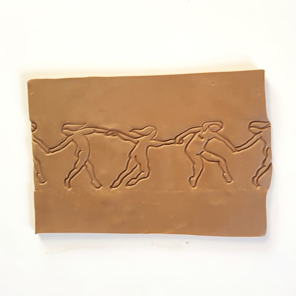 'Dancer' Small Texture Roller