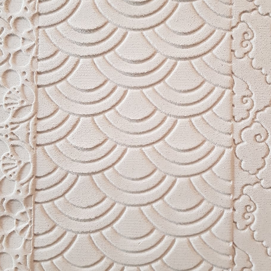 'Circle Waves' Jumbo Texture Roller