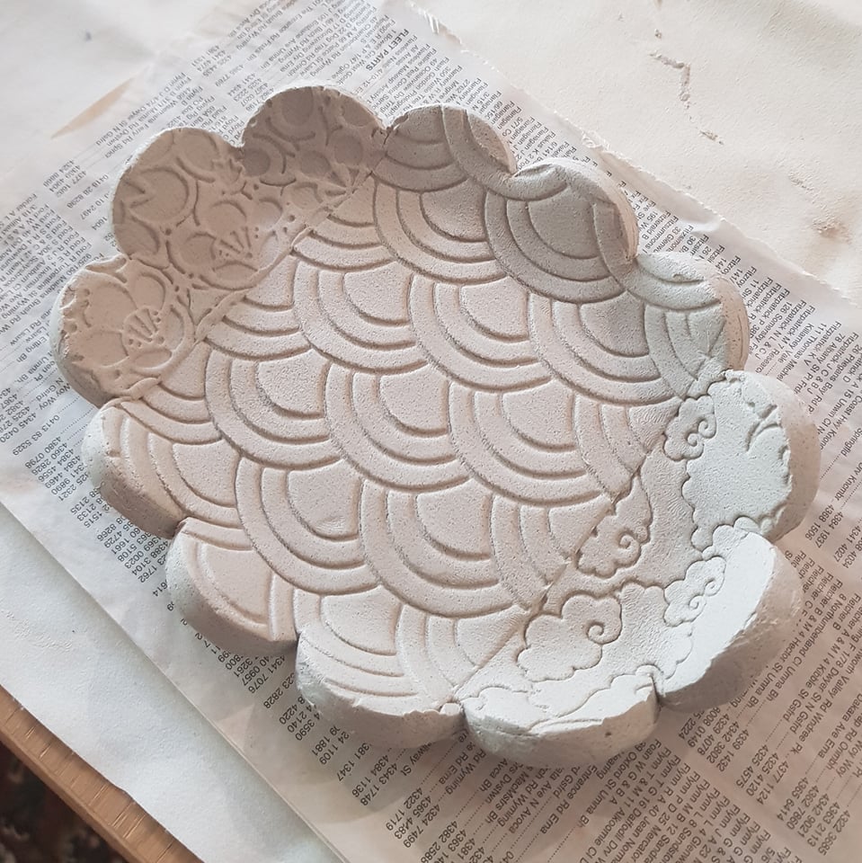 'Circle Waves' Jumbo Texture Roller