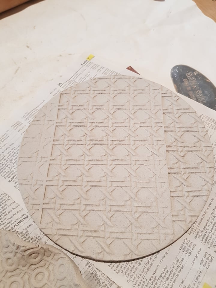 'Basketweave' Jumbo Texture Roller