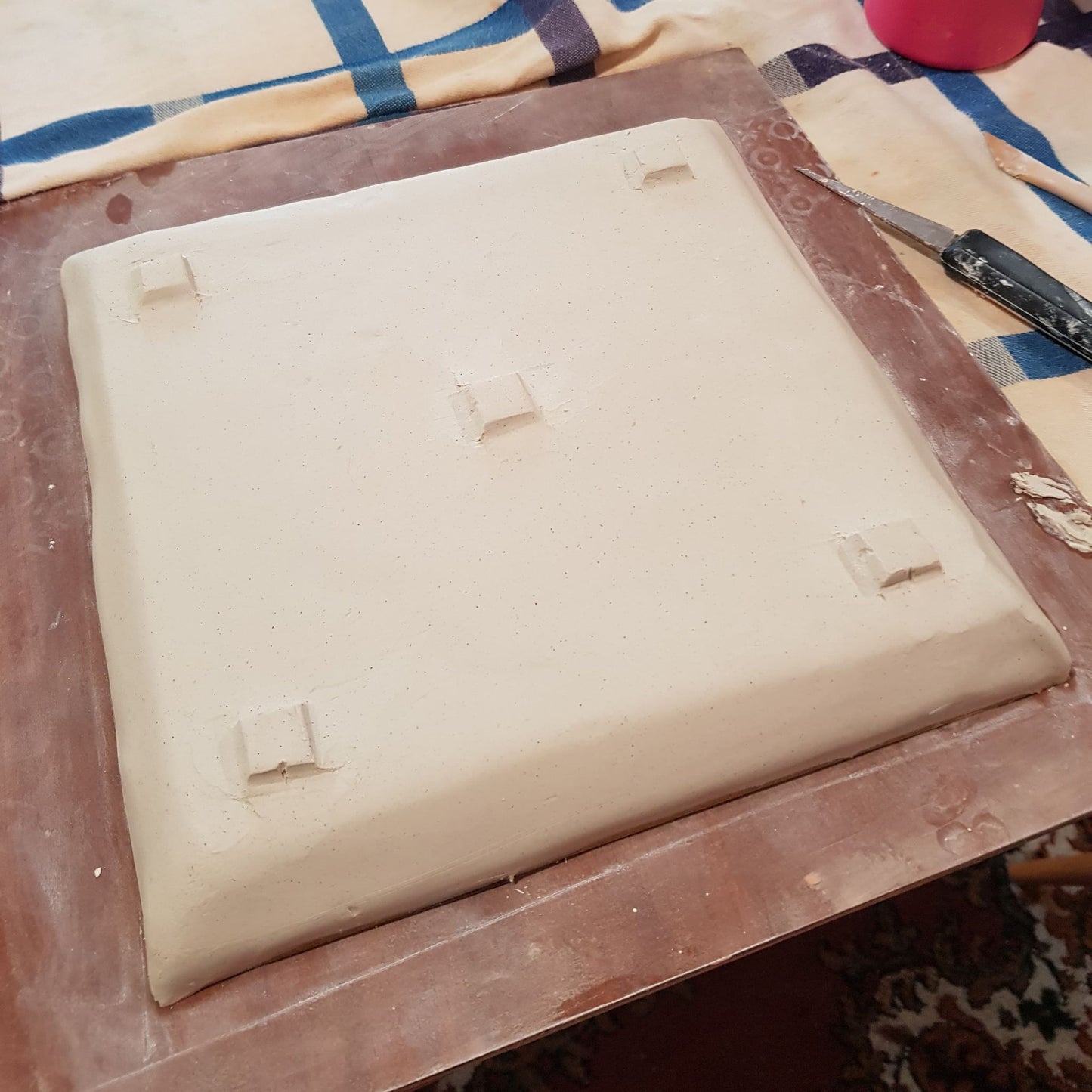 Square Pottery Forms