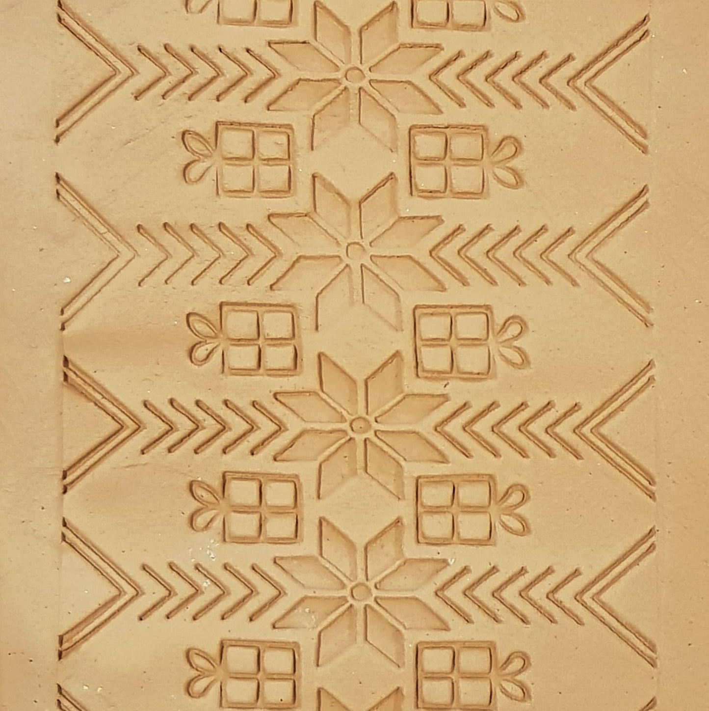 'Christmas Wrapping Paper' Jumbo Texture Roller