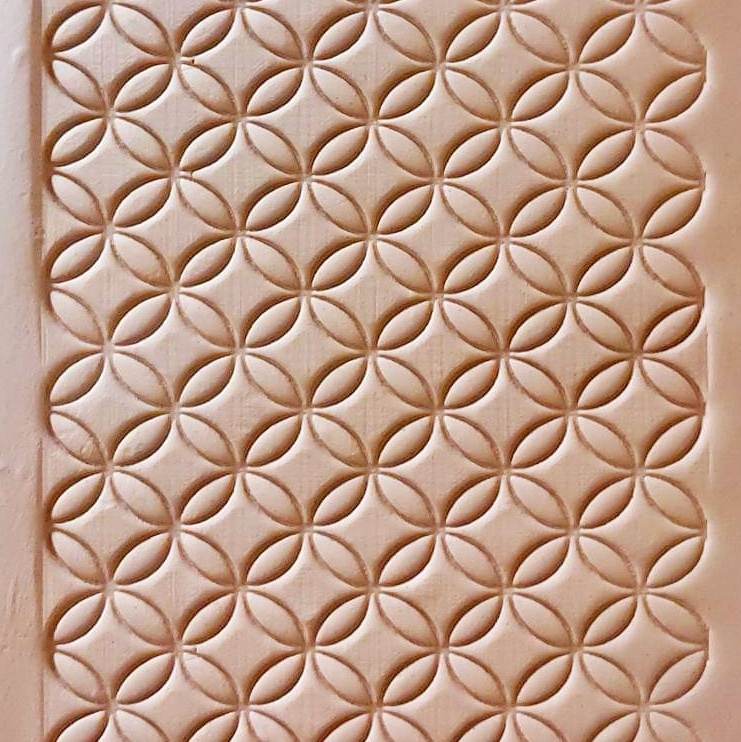 'Four Point Flower' Jumbo Texture Roller