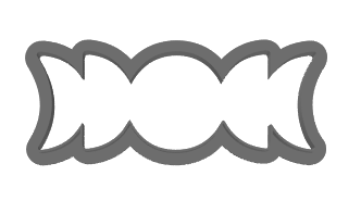 'The Moon Phases' Hair Clip Cutter