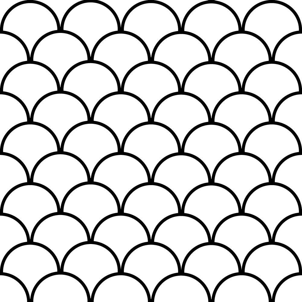 'Fish Scale' Jumbo Texture Roller