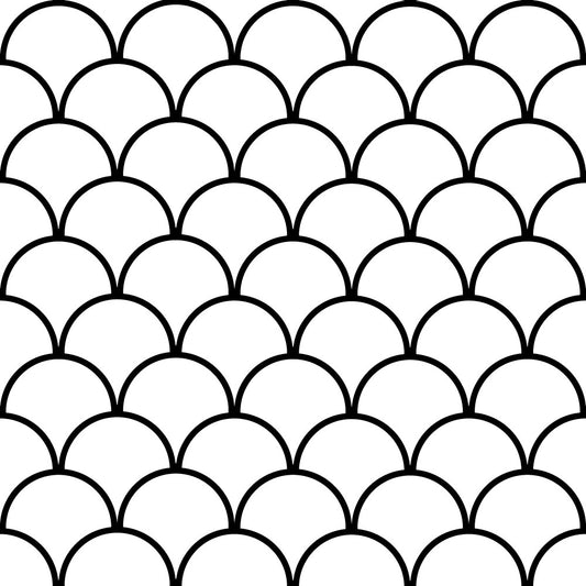 'Fish Scale' Jumbo Texture Roller