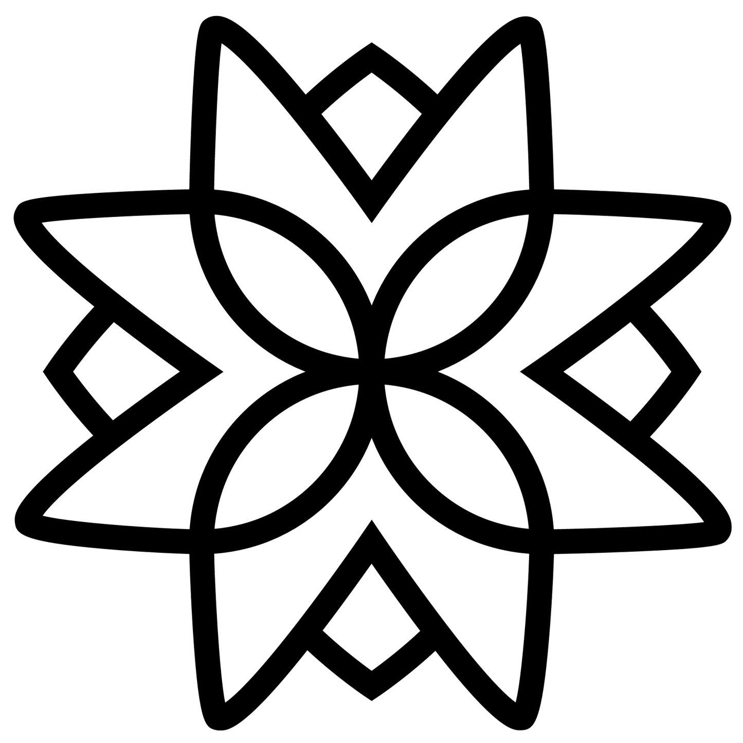 Flower Mandala #3 Stamp