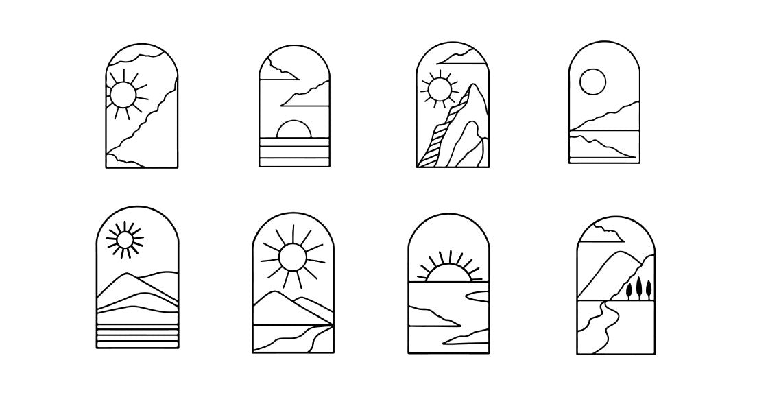 'Window' Stamp Bundle