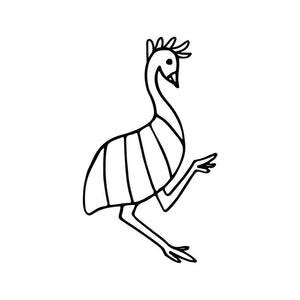Emu Stamp