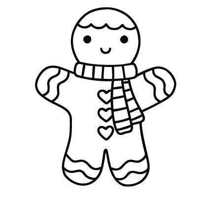 Gingerbread Man Stamp