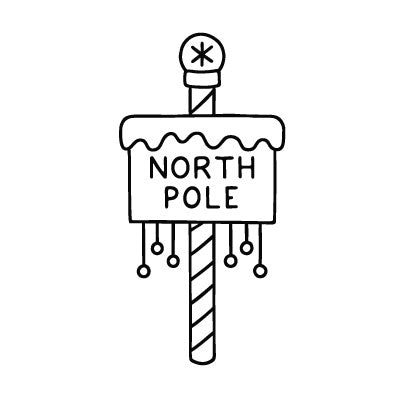 North Pole Stamp