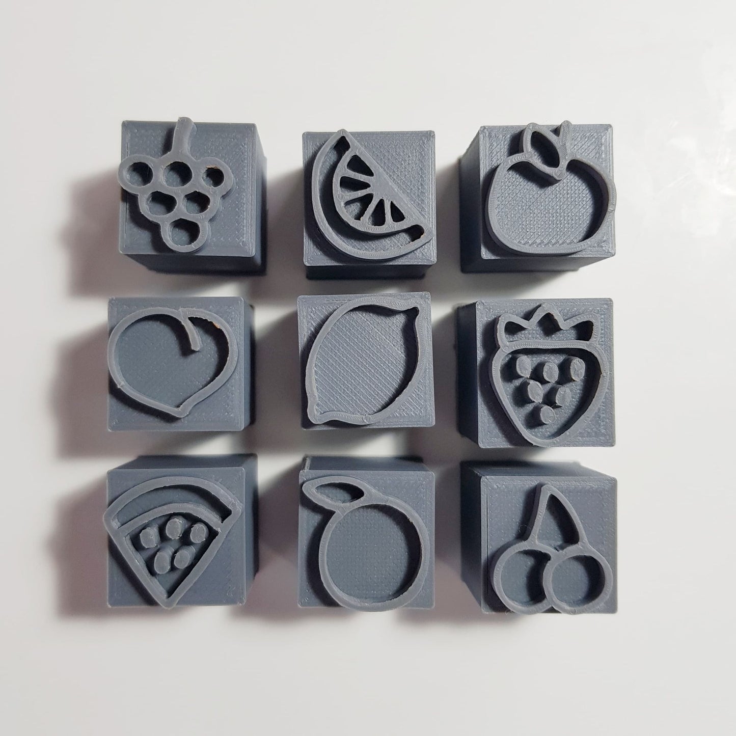 Mini Fruit Salad Stamps