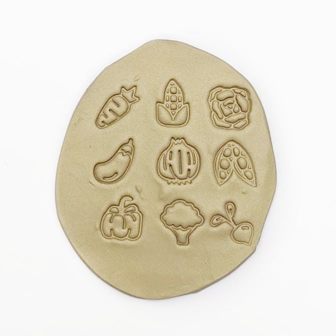 Mini Vegetable Stamps