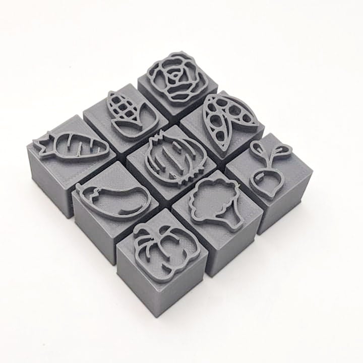 Mini Vegetable Stamps