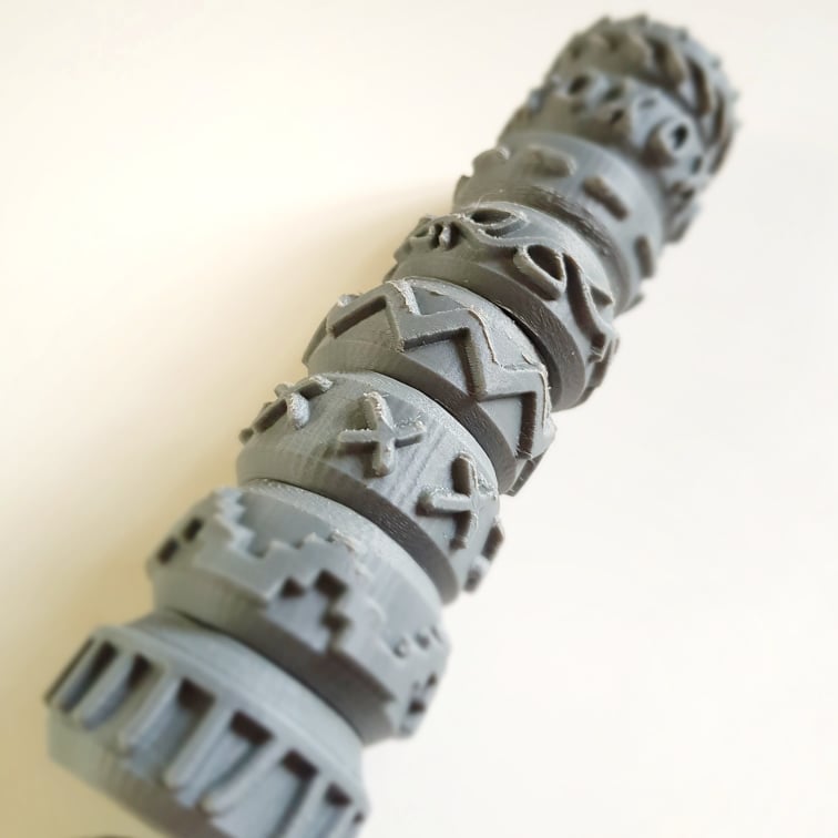 'I love you like XO' Micro Texture Roller