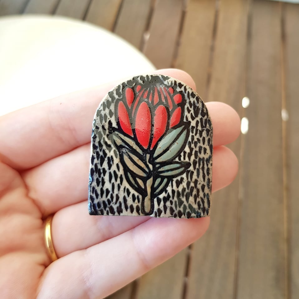 Protea Stamp