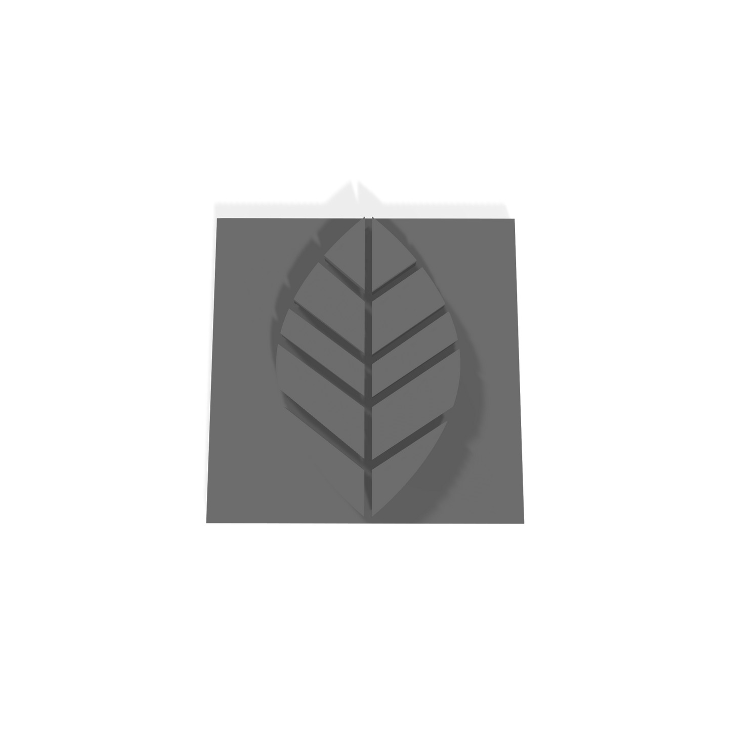 Filled Leaf Stamp