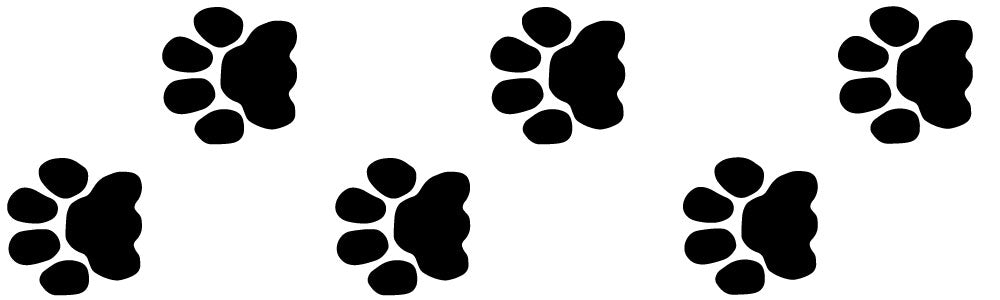 'Cat Paw Print' Small Texture Roller