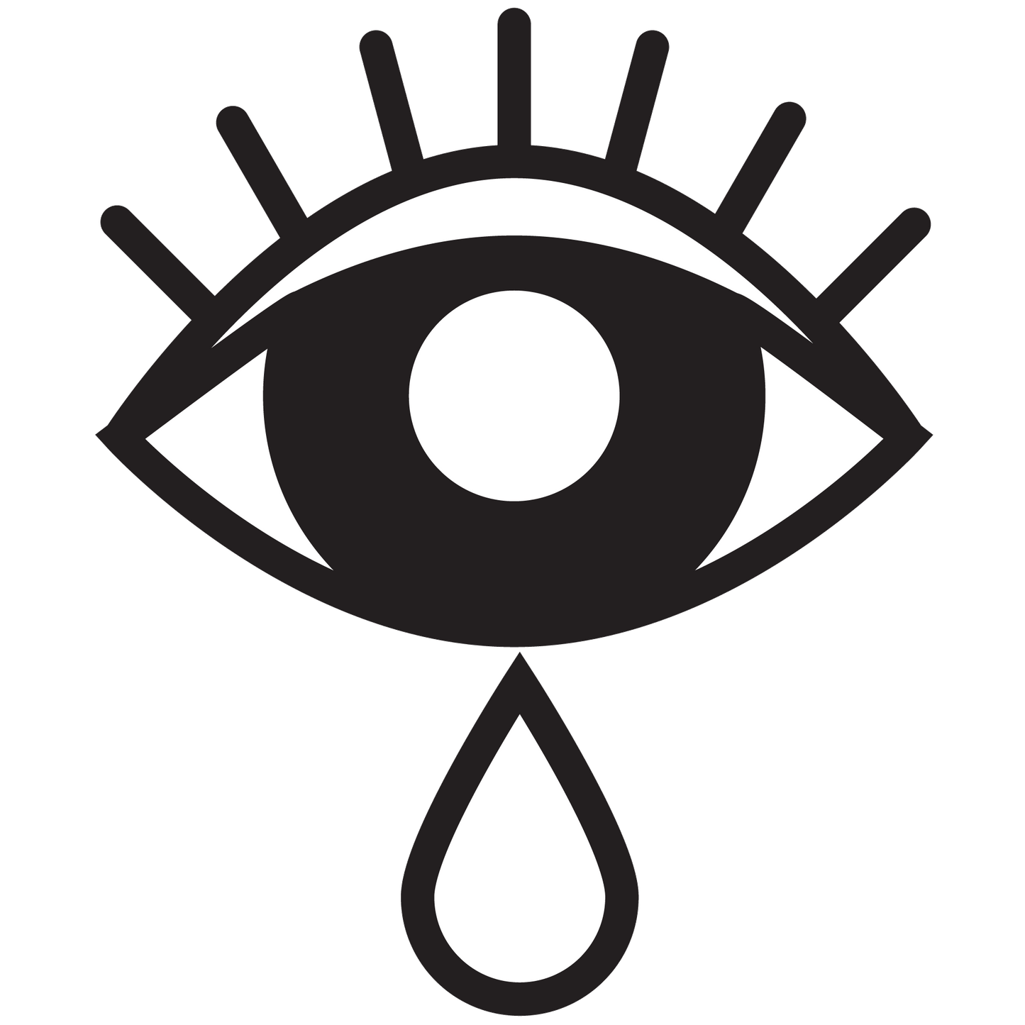 Crying Eye Stamp