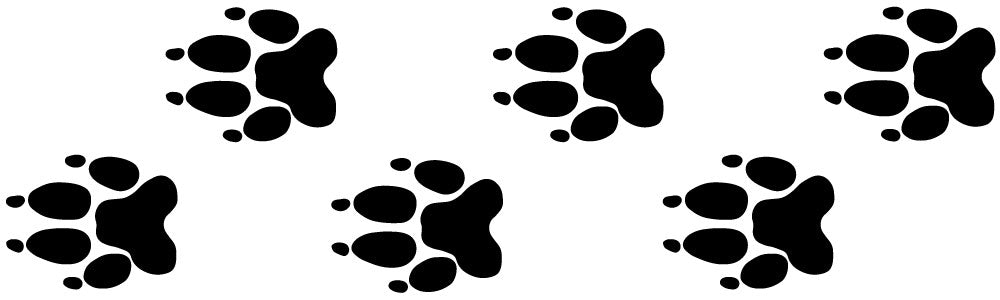'Dog Paw Print' Small Texture Roller