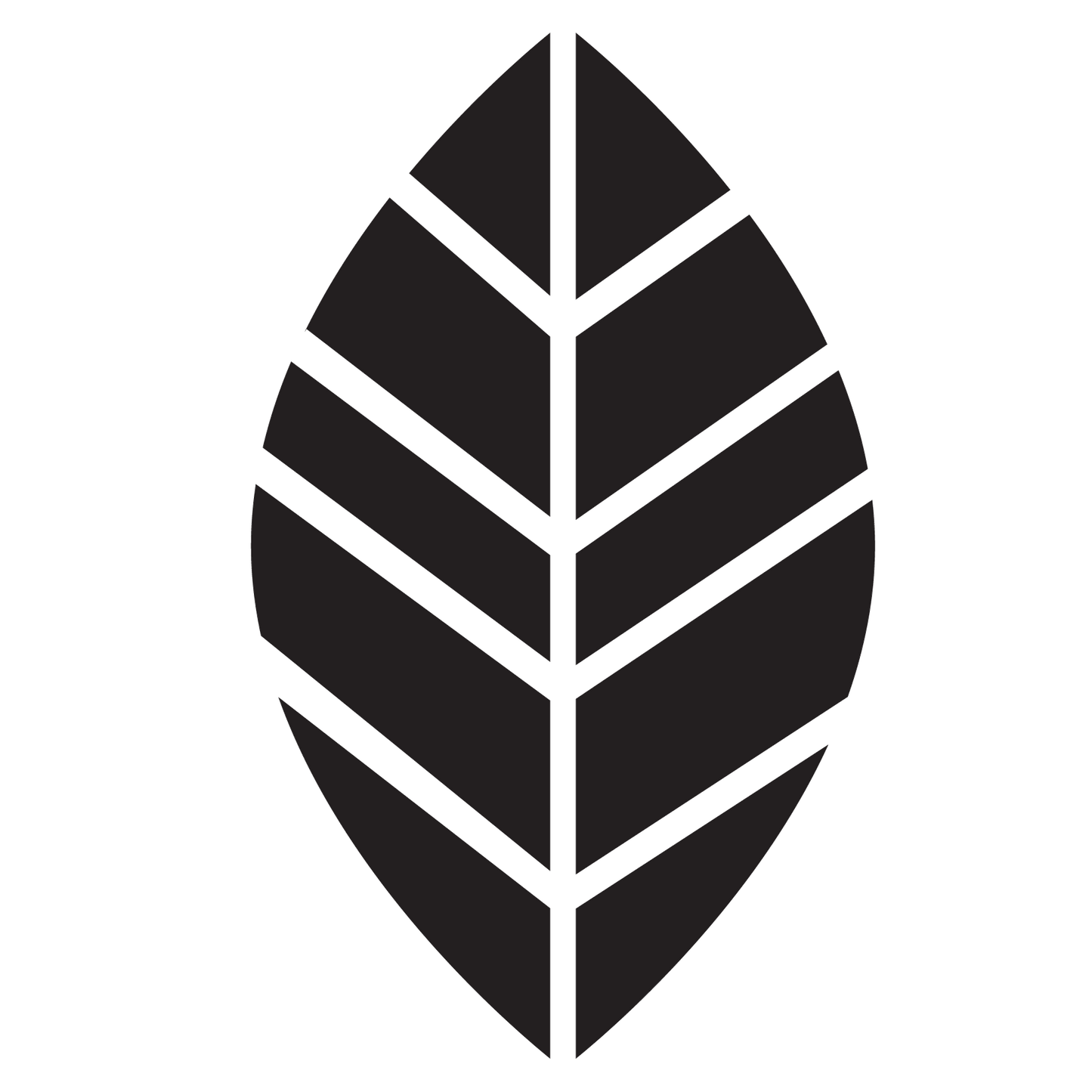 Filled Leaf Stamp