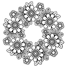 Load image into Gallery viewer, &#39;Flower Crown 1&#39; Stamp
