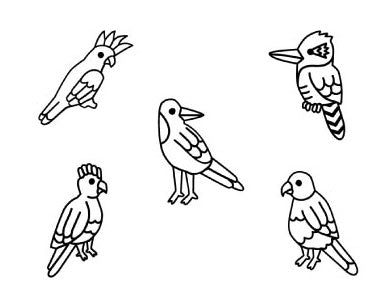 'Bird Stamps' Bundle