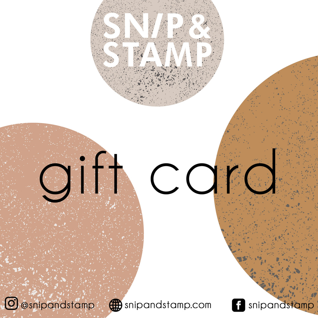 Snip & Stamp Digital Gift Card