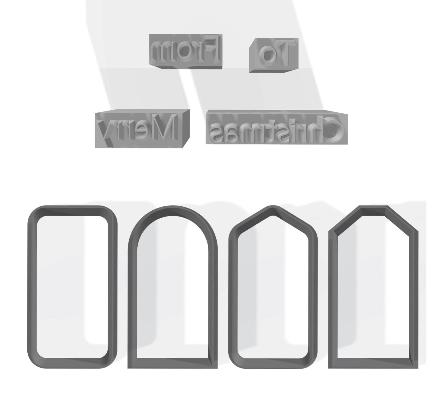 'Gift Tag' Cutter & Stamp